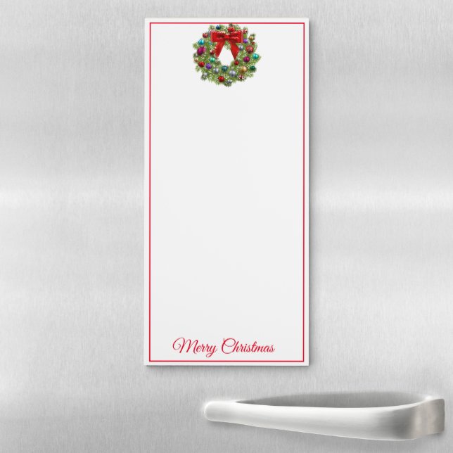 Holiday Fridge Note Pad (In Situ)