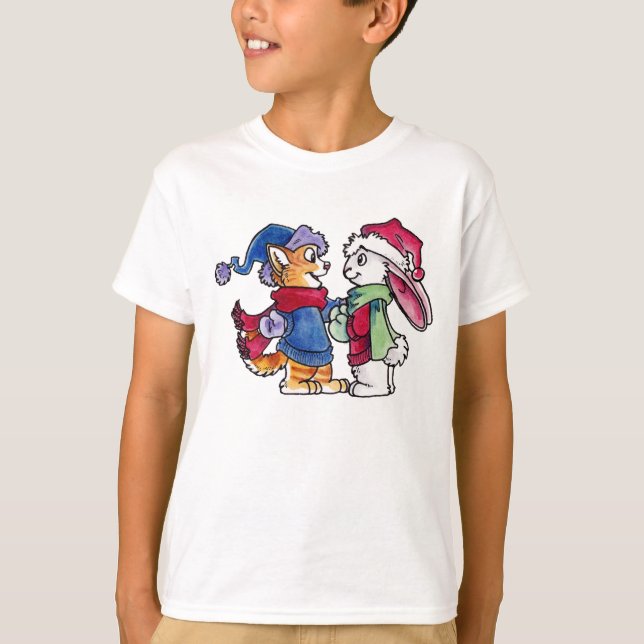 Holiday Friends T-Shirt (Front)