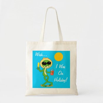 Holiday Frog Tote Bag by Iantos_Place at Zazzle