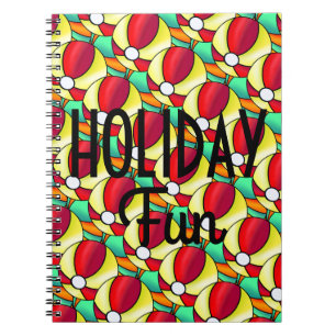 Holiday Fun Cheerful Ball Motivation Paper Journal