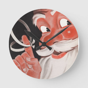Holiday Fun Watch Round Clock