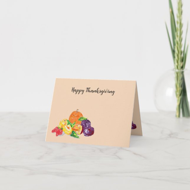 Holiday G Card : Blessed Thanksgiving (Front)