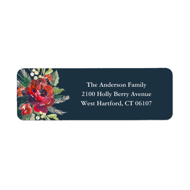 Holiday Garden Address Labels (Front)