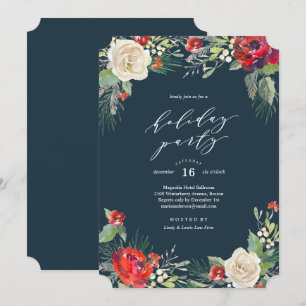Holiday Garden Holiday Party Invitation