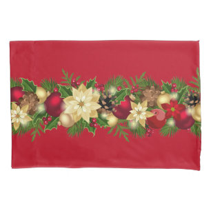 Holiday Garland Pillowcase