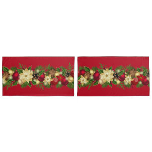 Holiday Garland Pillowcase Set