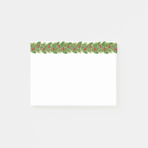 Holiday Garland Post-it Notes