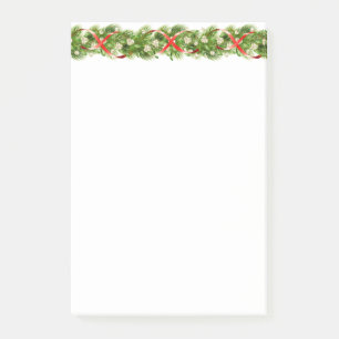 Holiday Garland Post-it Notes