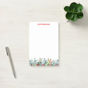 Holiday Garland Post-it Notes