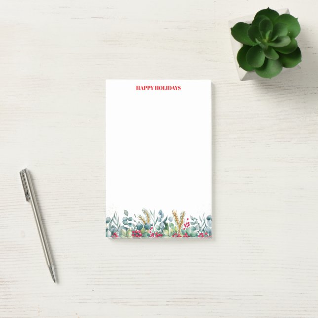 Holiday Garland Post-it Notes (Office)