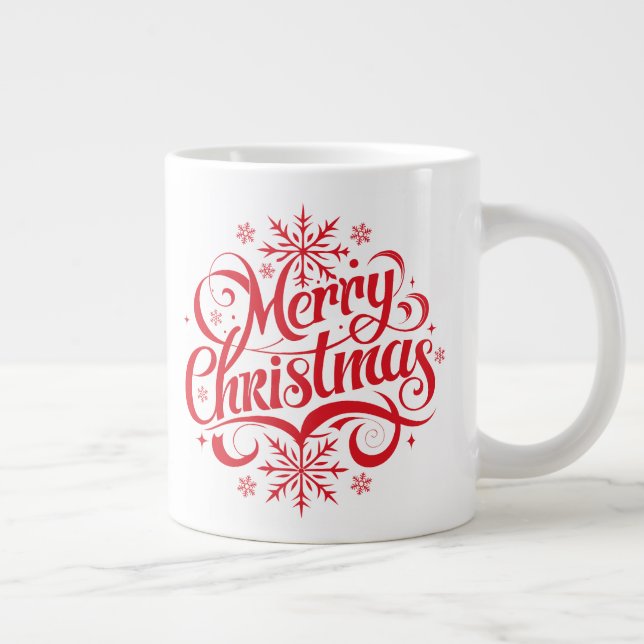 Holiday  giant coffee mug (Right)