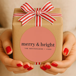 Holiday Gift Sticker Roll   Christmas Present Seal