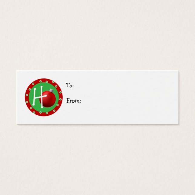 Holiday Gift Tag (Front)