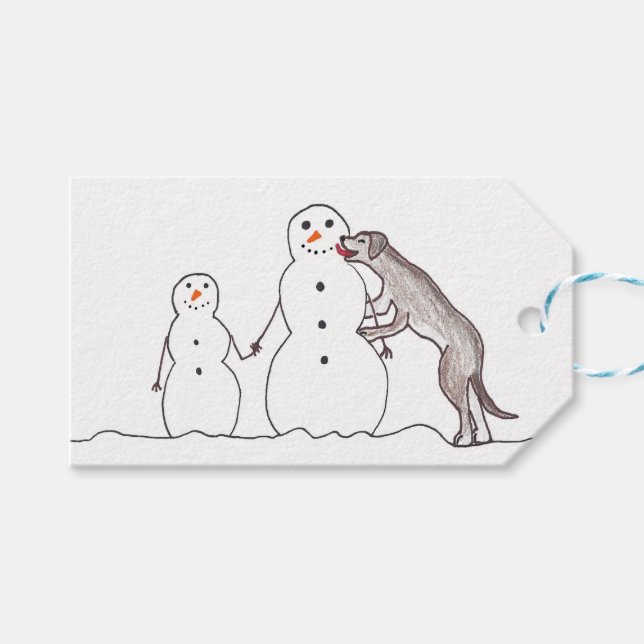 Holiday Gift Tag (Front (Horizontal))