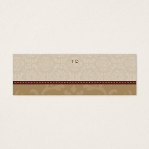 HOLIDAY GIFT TAG :: divinely damask 5