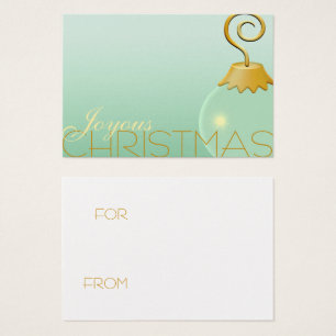 Holiday Gift Tag - Joyous Christmas