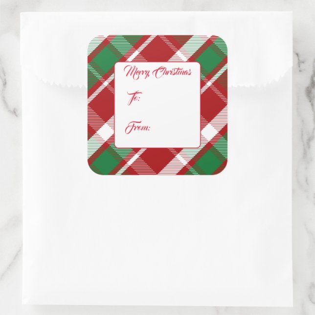 Holiday Gift Tag Stickers (Bag)