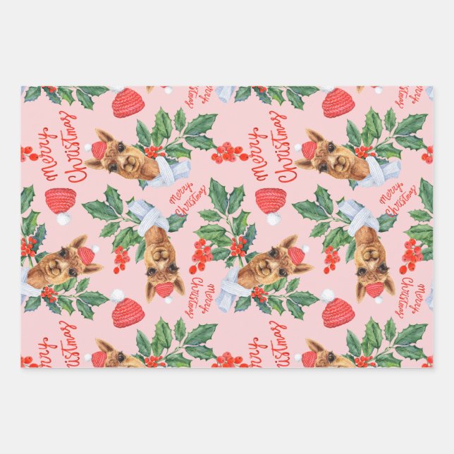 Holiday Gift Wrap Christmas Camel Bundle (Front)