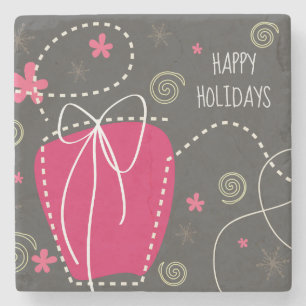 Holiday Gifts Stone Coaster