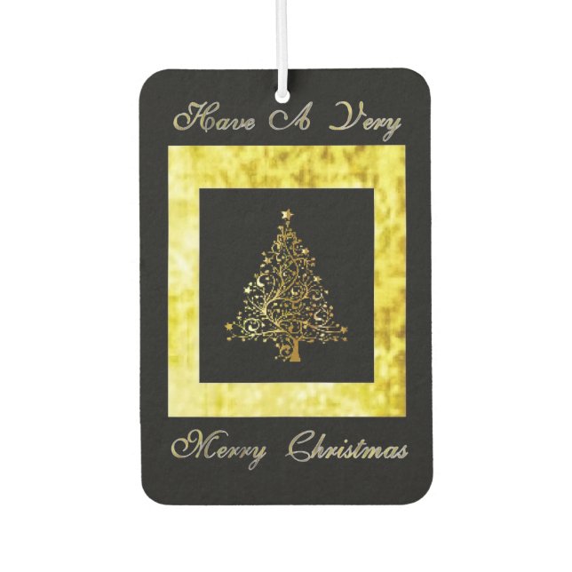 Holiday Gilt Air Freshener (Front)