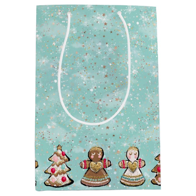 Holiday Gingerbread Christmas Bag (Front)