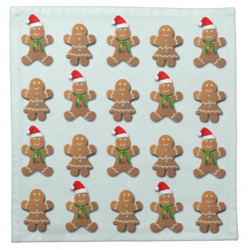 Holiday Gingerbread Cookies Cloth Napkin