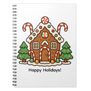 Holiday Gingerbread House Notebook