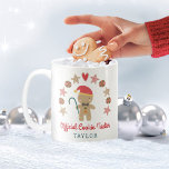 Holiday Gingerbread Man Official Cookie Taster Two-Tone Coffee Mug<br><div class="desc">“Official Cookie Taster.” Celebrate the holiday season while you relax with your morning beverage with this fun, entertaining coffee mug! A cute gingerbread boy, girl and a red heart, along with playful red script typography on a white background, will delightfully help you get into the Christmas spirit. Change the copy...</div>