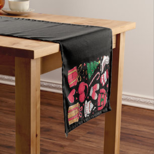 Holiday Girls Cute Costume Funny Christmas Short Table Runner