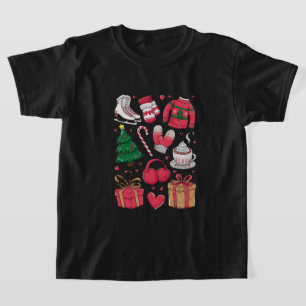 Holiday Girls Cute Costume Funny Christmas T-Shirt