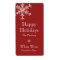 Holiday Glamour Wine Label (red)