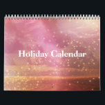 Holiday Glitter Christmas Decor 2024 Calendar<br><div class="desc">This is customizable medium size holiday glitter Christmas decor calendar. You can add your imagine words on this customizable calendar. This is perfect for everyone.</div>