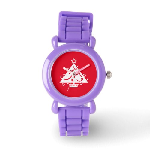 Holiday Glitter Kids WatchTree Watch