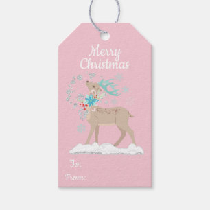 Holiday Glitter Winter Wonderland Gift Tags