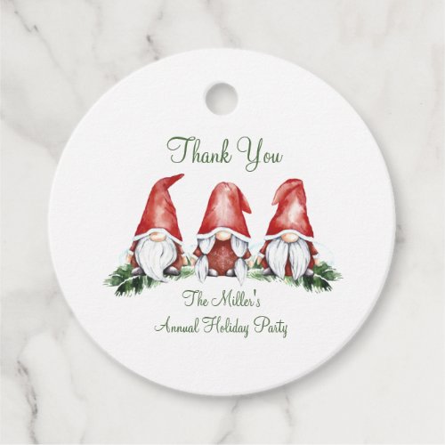 Holiday Gnome Gift Tags