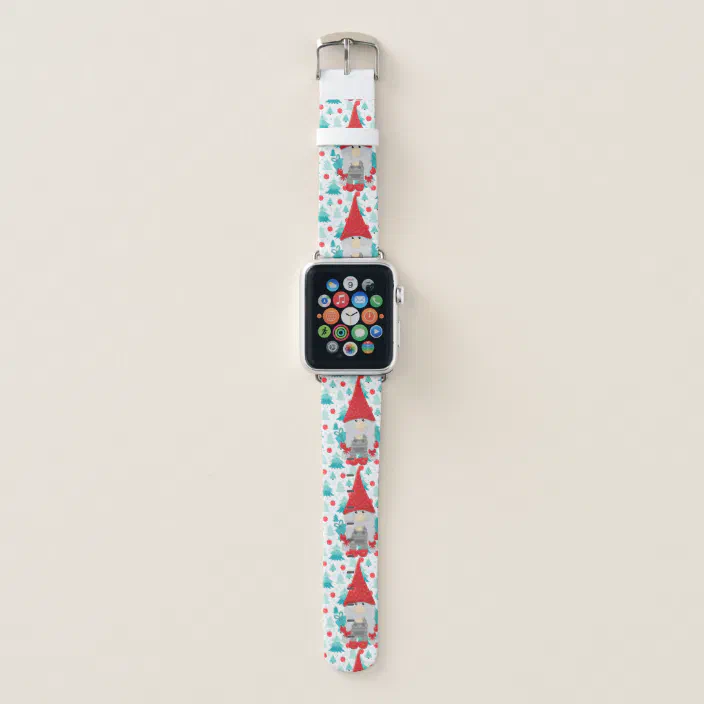 Download Holiday Gnome With Gifts Apple Watch Band Zazzle Com