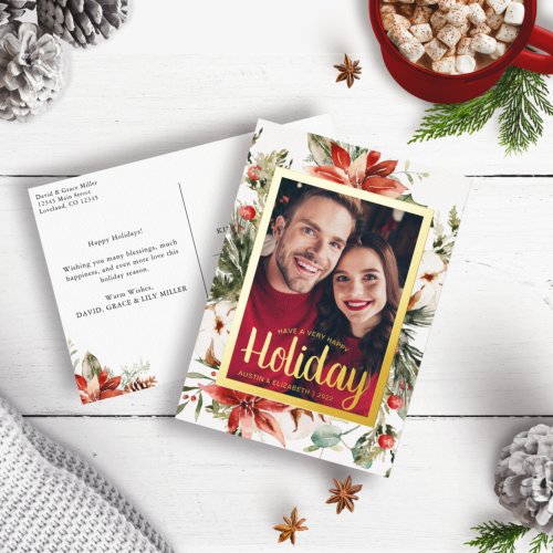 Holiday Gold Foil Card