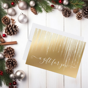 Holiday Gold Icicle Glam Christmas