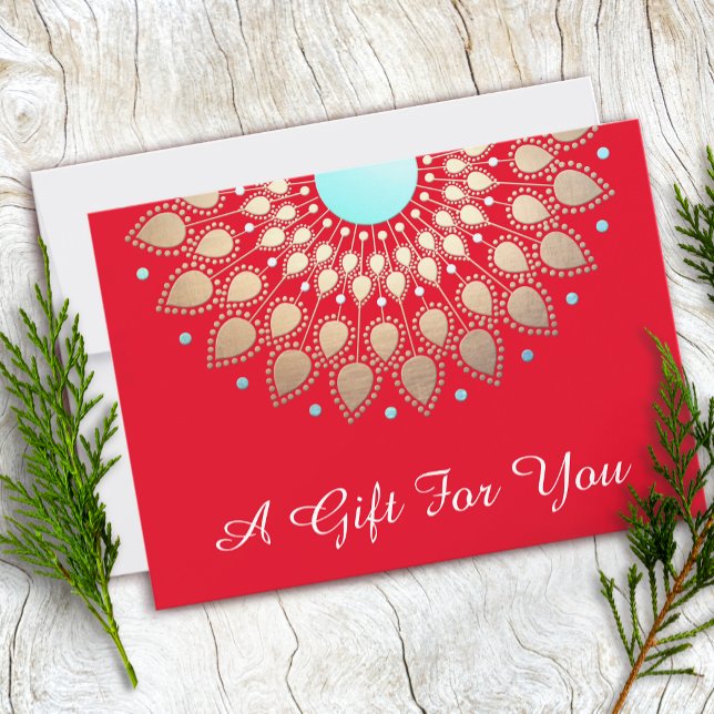 Holiday Gold Lotus Salon and Spa Gift Certificate (Creator Uploaded)