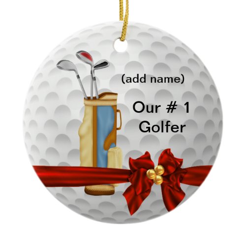 Holiday GOLF Ornament