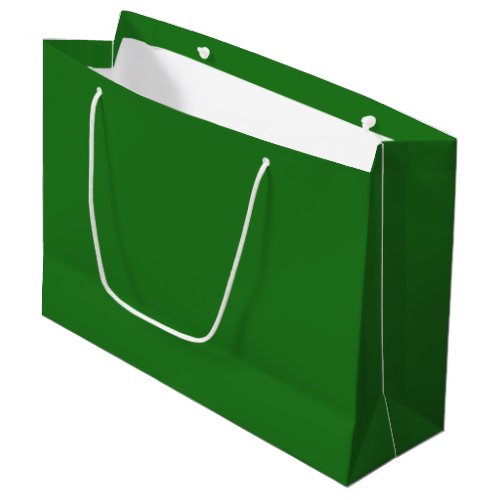 Holiday Green  Large Gift Bag