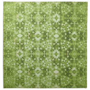 holiday green pattern 001 light green Cloth Napkin