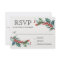 Holiday Greenery Watercolor Wedding RSVP