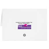 Holiday Greeting Card (Back Horizontal)