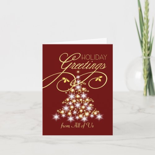 Holiday Greeting Cards _ From All of Us _ Group