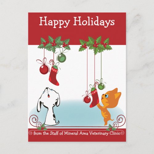 Holiday Greeting Pets From Your Veterinary Clinic