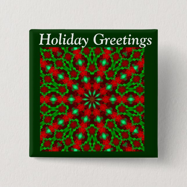 Holiday Greetings_ Button (Front)
