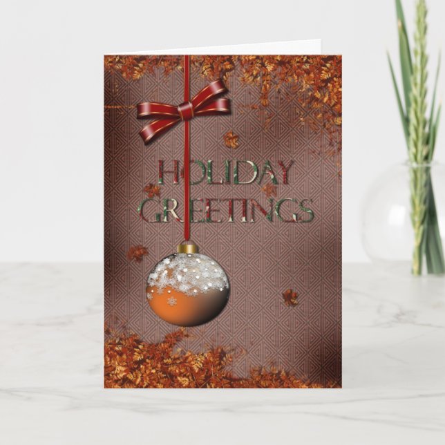 Holiday Greetings Card (Front)