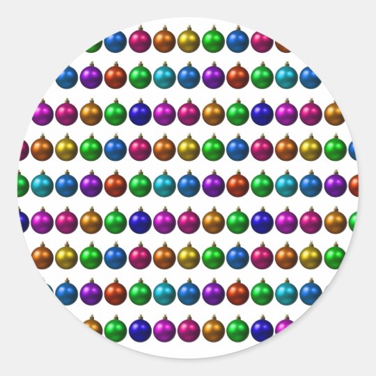 holiday greetings classic round sticker