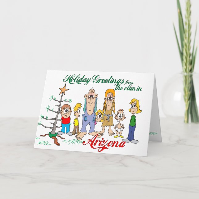 Holiday Greetings from Arizona Card (Front)